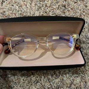 Toms “Lula”clear/off white non-prescription frame